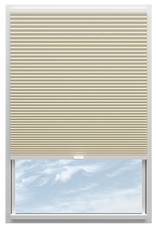Obscura, Chiffon - Clip Fit Honeycomb Blind